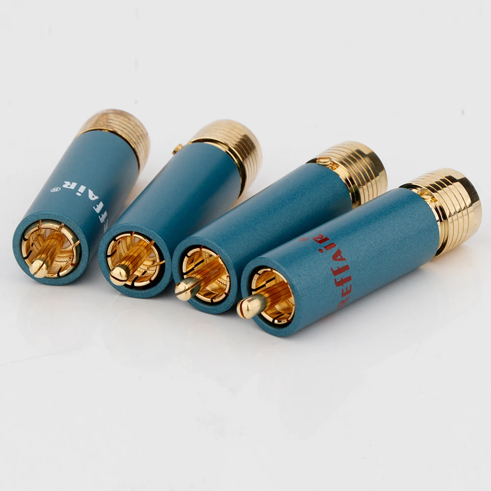 R1722 4 teile/los Vergoldete HIFI RCA Stecker Hallo-end Preffair Referenz 8NX RCA Anschlüsse – Detail 6