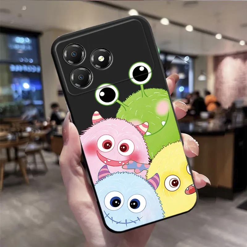 Cute Cartoon Pattern TPU Soft Silicone Back Phone Case