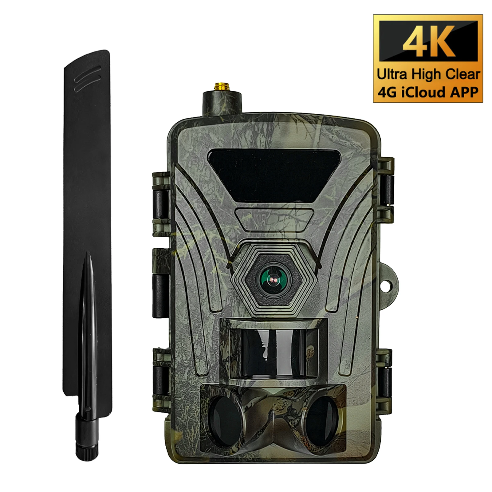 4G Trail Camera 4K Hunting Camera with SIM Card 60MP Photos Fast Trigger Wildlife Infrared Night Vision hunting trail camera trail camera