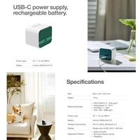 Qingping Smart Air Detector Lite CO2 PM2.5 PM10 Temperature Humidity Monitor Touch Screen Work With Mihome APP for Apple HomeKit - Image 6