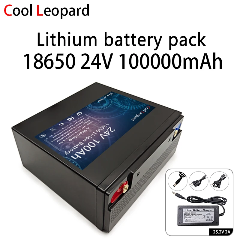 

24V 100Ah 18650 Li-ion Battery Pack,for LED Lighting Electric Vehicles Bicycles Tricycles Remote Control Toys Lithium Battery