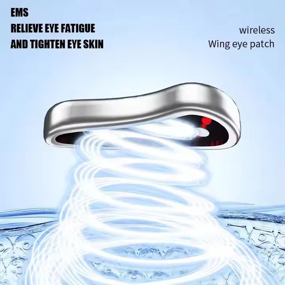 Led Red Light Eye Care Therapy EMS Pulse Micro-current Device Eye Massager To Relieve Fatigue For Treatment Under Eye Wrinkle