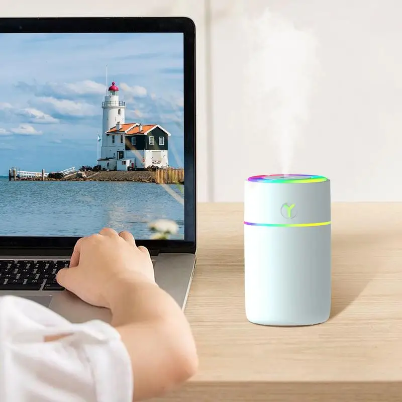 Car Humidifier Portable Small Colorful Air Humidifier Car Air Diffuser Water Cup Shape Stylish For During Travel