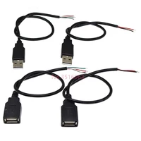 30cm/100/200cm  Power Supply Cable USB 2.0 A Female Male 2/4 Pin Wire Jack Charger Charging Cord Extension Connector DIY 5V Line - Image 2