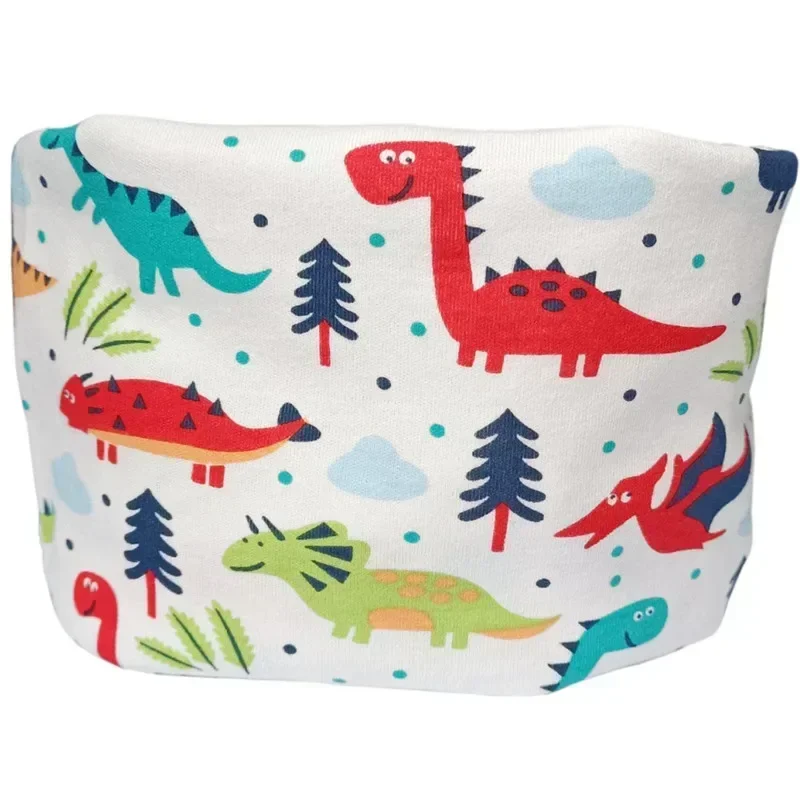 Kids Scarf Baby Neck Warmer Boys Girls Magic Muffler Outdoor Children's Cotton Ear Cap Winter Spring Autumn