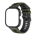 Dark green black
