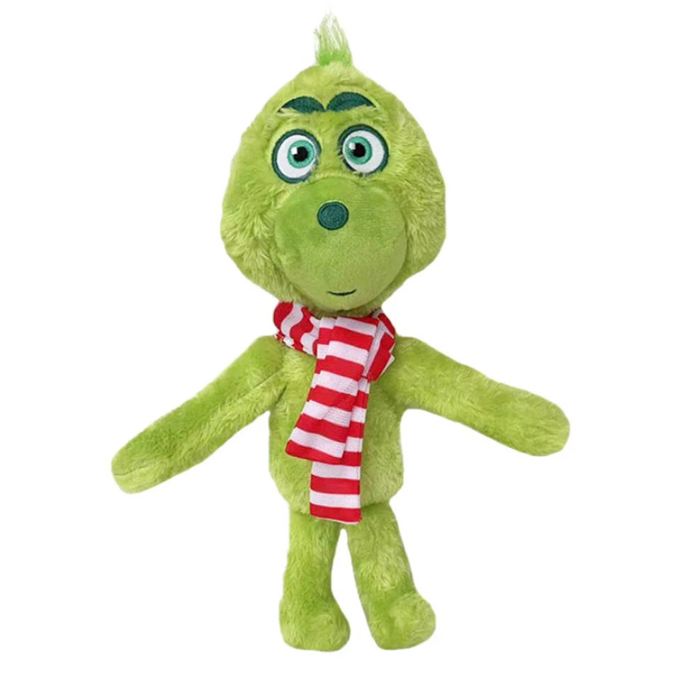 Grüne zottelige Anime-Figuren, Weihnachtsdekoration, grünhaariges Monster, Figur, bezaubernde Plüschpuppe, Kindergeburtstag, Spielzeuggeschenke – Detail 11