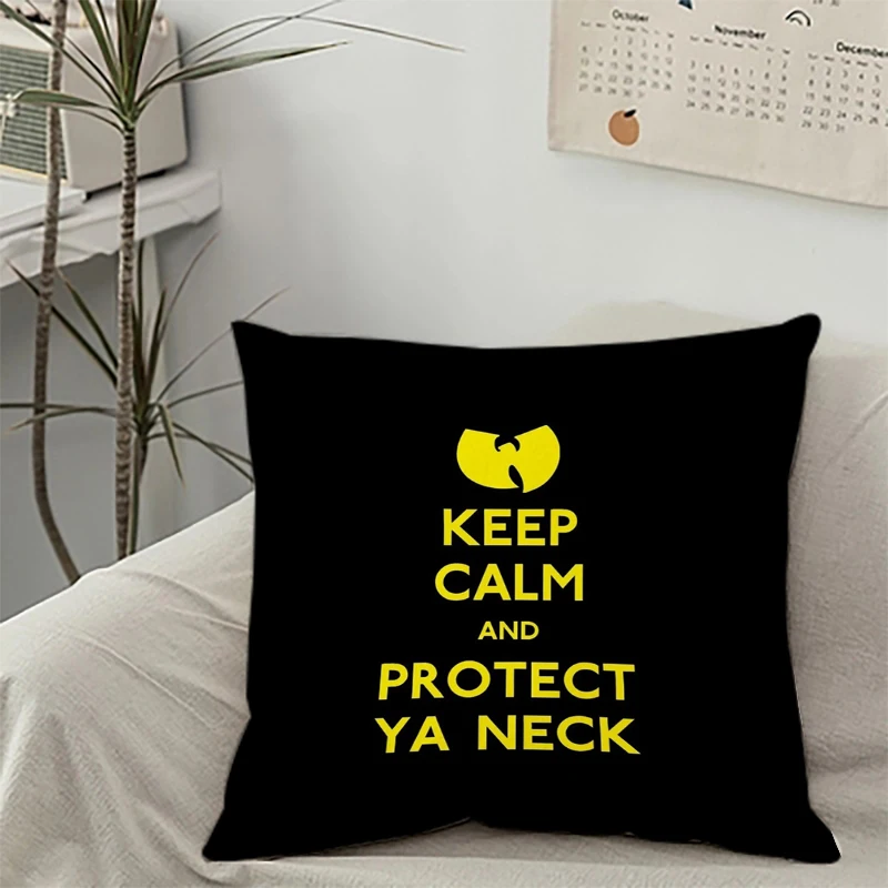 

Pillow Cover Wu T-Tang Clan Decorative Pillows for Bed Pillowcase Decor 40x40 Cushion Covers Pillowcases 50x50 Sofa Cushions