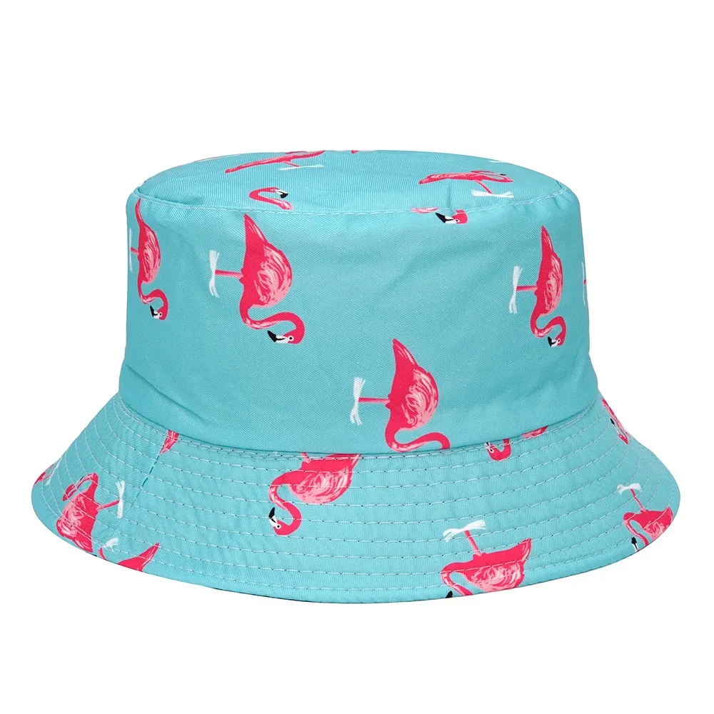 Panama Bucket Hat Men Women Summer Bucket Cap Flamingo Hat Bob Hip Hop Fishing Fisherman fisherman hat bucket hats sun hats sunscreen hats sun hat