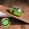 Dog Water Bowl with Non-Slip Rubber Base And Cats And Dogs Drinking Water Feeding Pet Bowl Stainless Steel Pet Feeders Pets Dogs 4