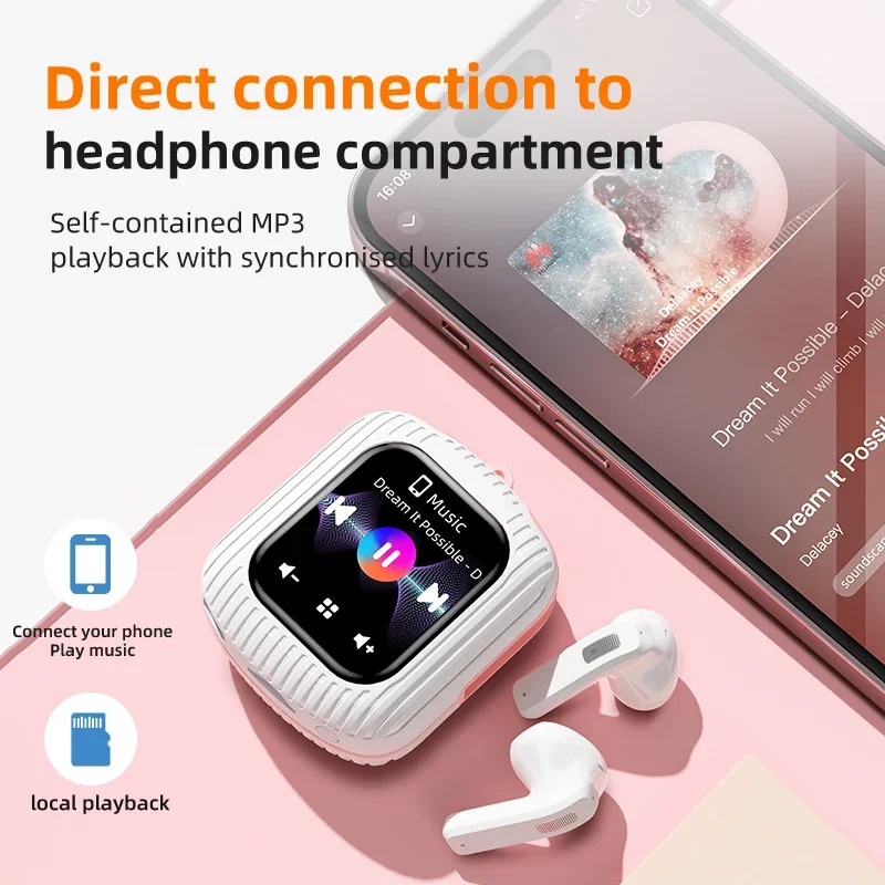 NEW Smart Touch Screen Earbuds Built in MP3 Player AI Noise Cancelling Translator Wireless Camera Control Flagship 2026