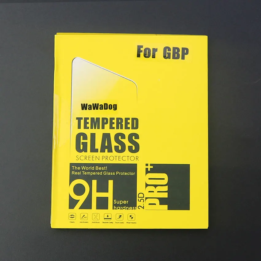 YuXi Anti Scratch Tempered Glass Gameboy Advance Color GB GBC GBA GBP GBA SP Console Screen Protector Film Guard