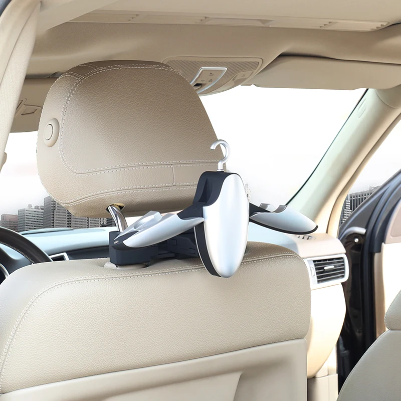 Universal Car Folding Hanger Creative Penguin Clothes Hanger Space Saving Easy Install Car Seat Hook Headrest Coat car seat headrest hook