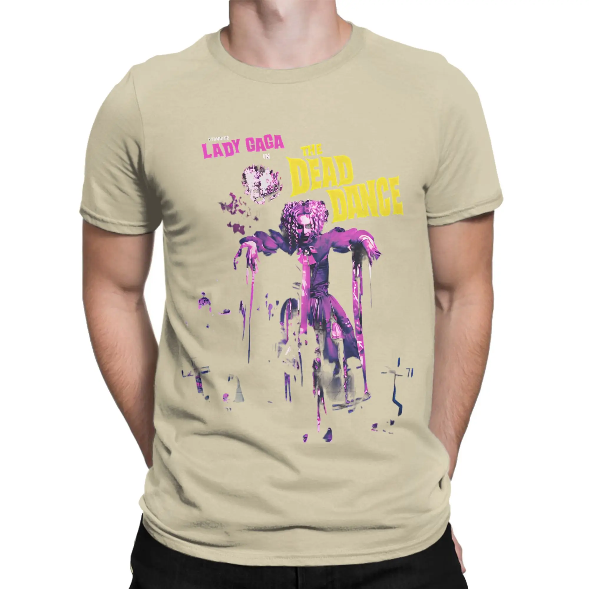 Men Women Graphic Printed The Dead Dance Lady Gaga T Shirt Tee 100
