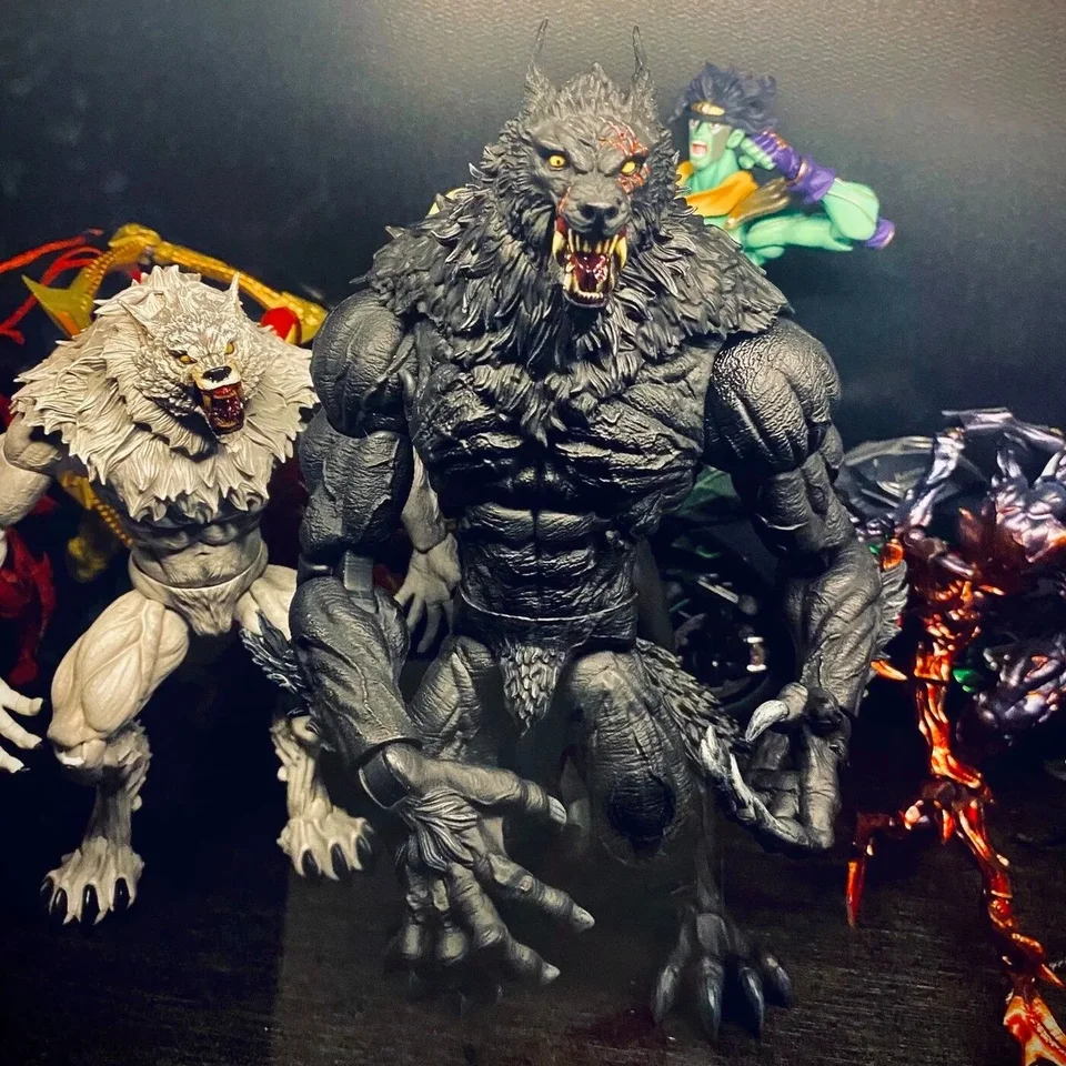 狼 オオカミ男特撮ソフビフィギュア 獣の顔 ブーツ付き 約26cm-Alexander