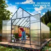 Upgraded Heavy Duty Aluminum Walk-in Greenhouse with Quick Setup Structure, Greenhouses 2