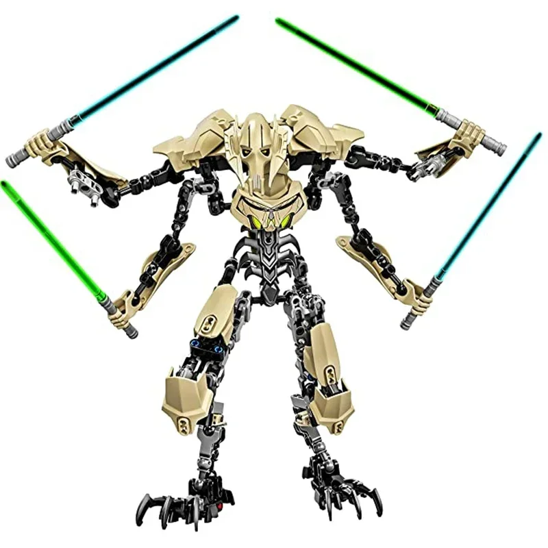 32cm Star General Grievous Action Figure with Lightsaber
