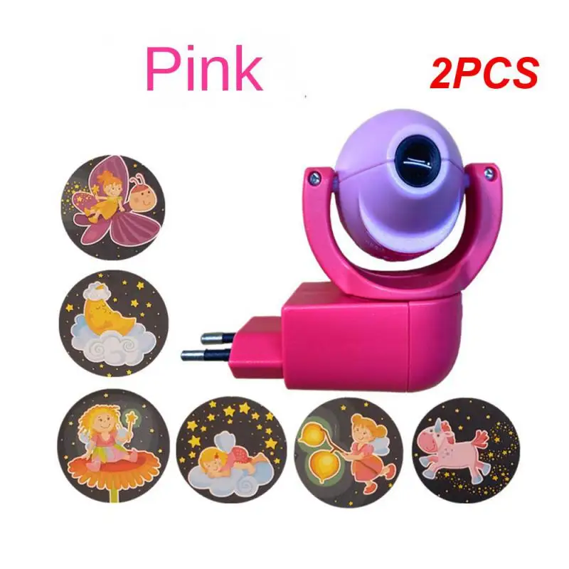 

Светодиодный проектор, вращающийся на 2 шт., с 6 фотографиями