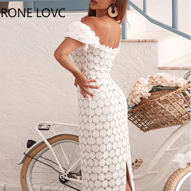 Vestido blanco elegante para mujer, liso, tirantes finos con cinturón,  ceñido al cuerpo, Sexy, Formal, fiesta - AliExpress