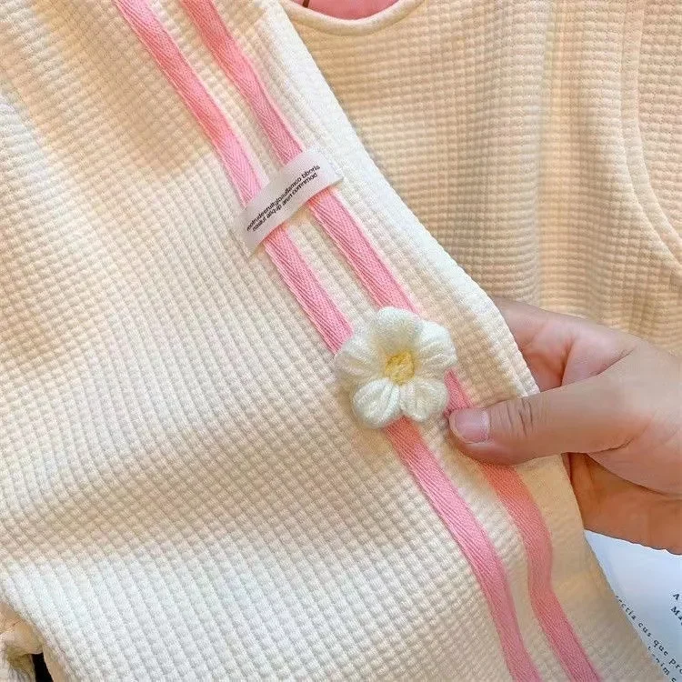 Children's Clothing Sets Love Cat Printed Tops + Pants Kids Clothes Girls Clothes Set 1 To 6 Years Kids Boutique Clothes
