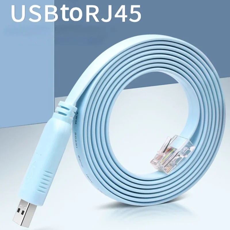 USB To RJ45 Usb To Console Debugging Cable RJ45 Cable H3c Router Switch Control Cable CH340 Applies To Cisco Switch Cables