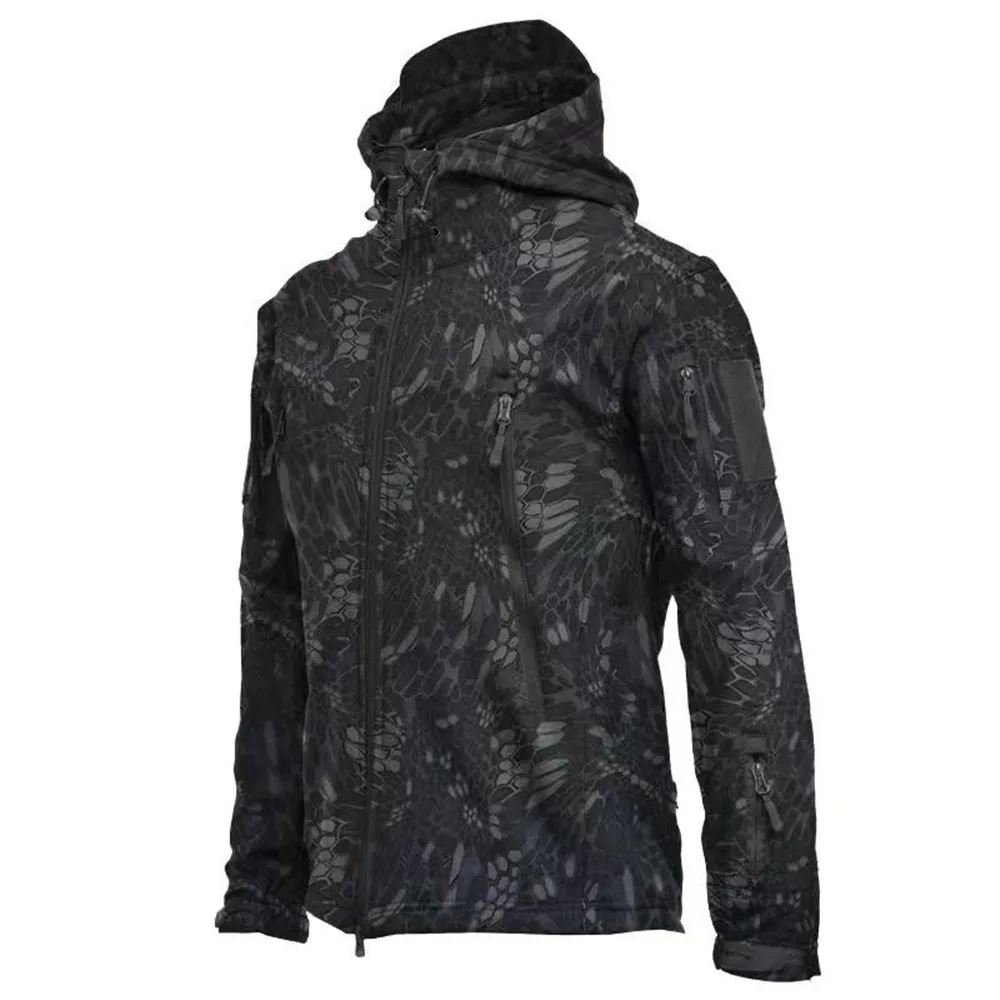 Classic Outdoor Waterproof SoftShell Jacket Men Hunting Windbreaker Hiking Coat Camping Fishing Tactical Jacket Military Clothes