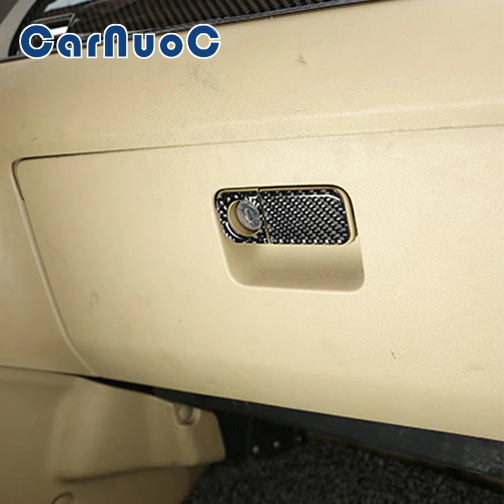 

Car Carbon Fiber Sticker Glove Box Switch Decorative Cover Trim For Honda CRV 2007 2008 2009 2010 2011 Auto Interior Accessories