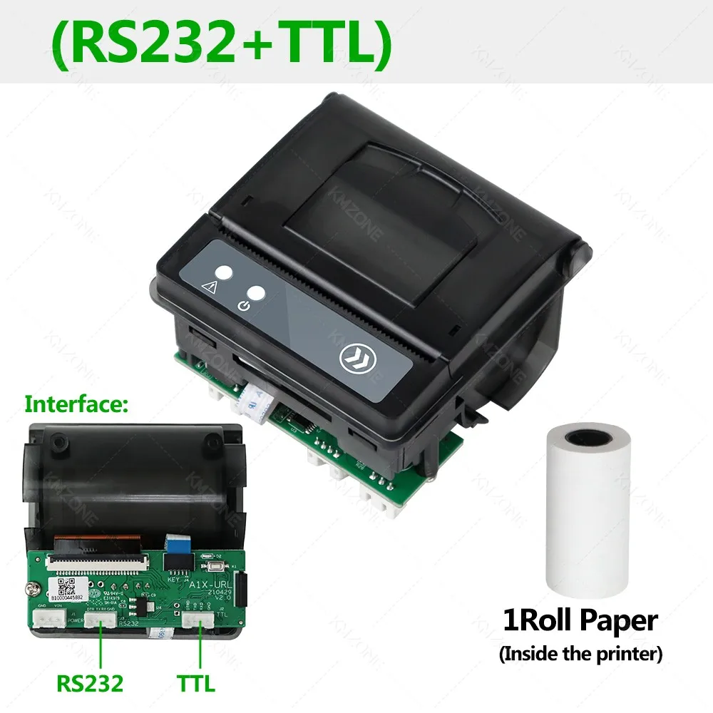 ตัวเลือกสินค้า เครื่องพิมพ์ความร้อน USB/RS232 58mm ใบเสร็จ/ตั๋วบิล