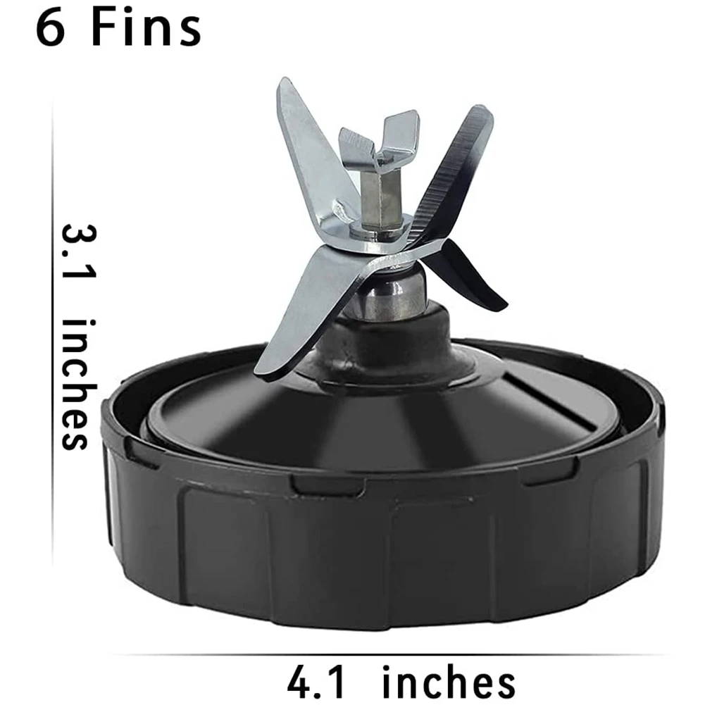 Voor Ninja Blender Vervangende Onderdelen 6 Vinnen, Extractor Blade Blender Cup Onderdelen Voor BL450-70 BL451-70 BL454-70