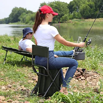 Backpack Cooler Chair with Backrest 2
