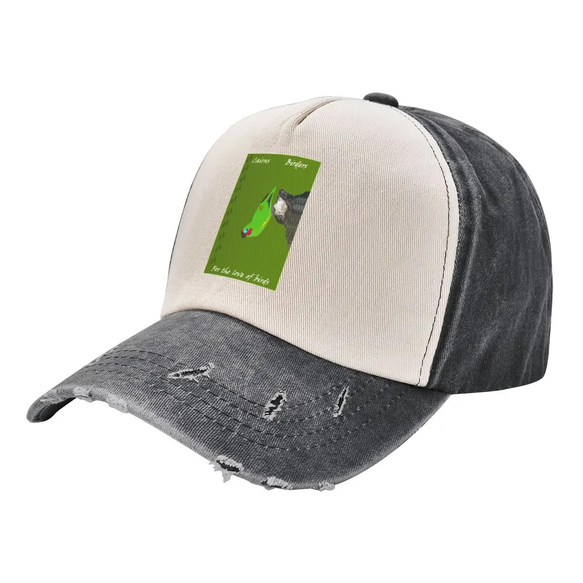 

Double-eyed Fig Parrot with footprints Baseball Cap Sun Cap sun hat Hat Baseball Cap Man Women's