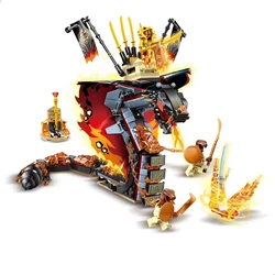 Fire Fang – blocs de construction Spinjitzu, Kit de briques compatibles 70674, modèle de film classique, jouets pour enfants, cadeau 