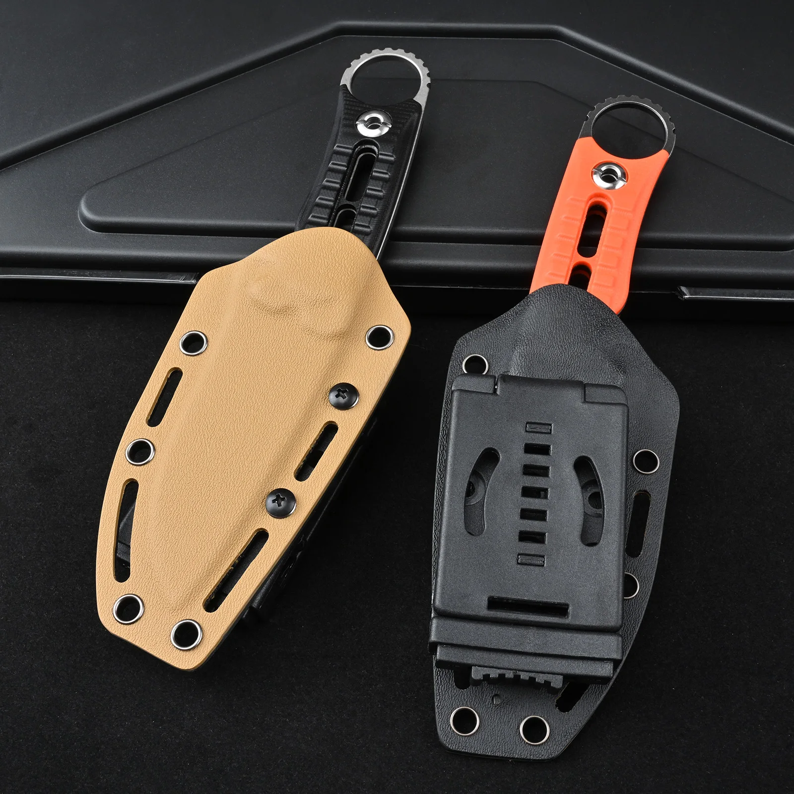 DC53 Steel Camping Tactical Survival Knife Hunting Utility Fixed Blade Knives Outdoors EDC Tool G10 Handle 6