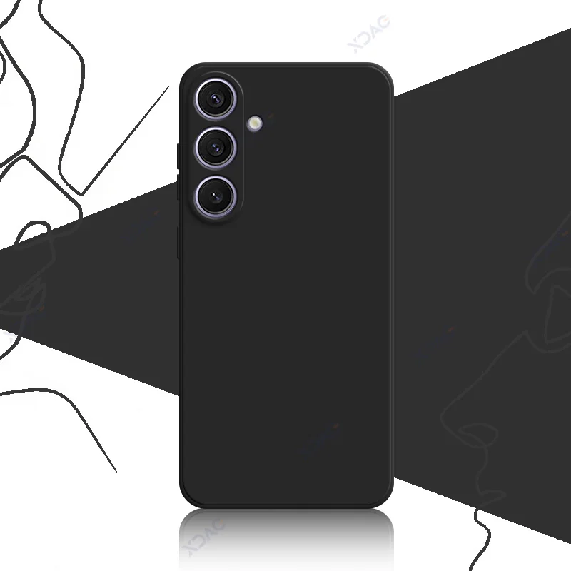 Square Liquid Silicone Phone Case - 360° Soft Protective Anti-Fall Armor Cover