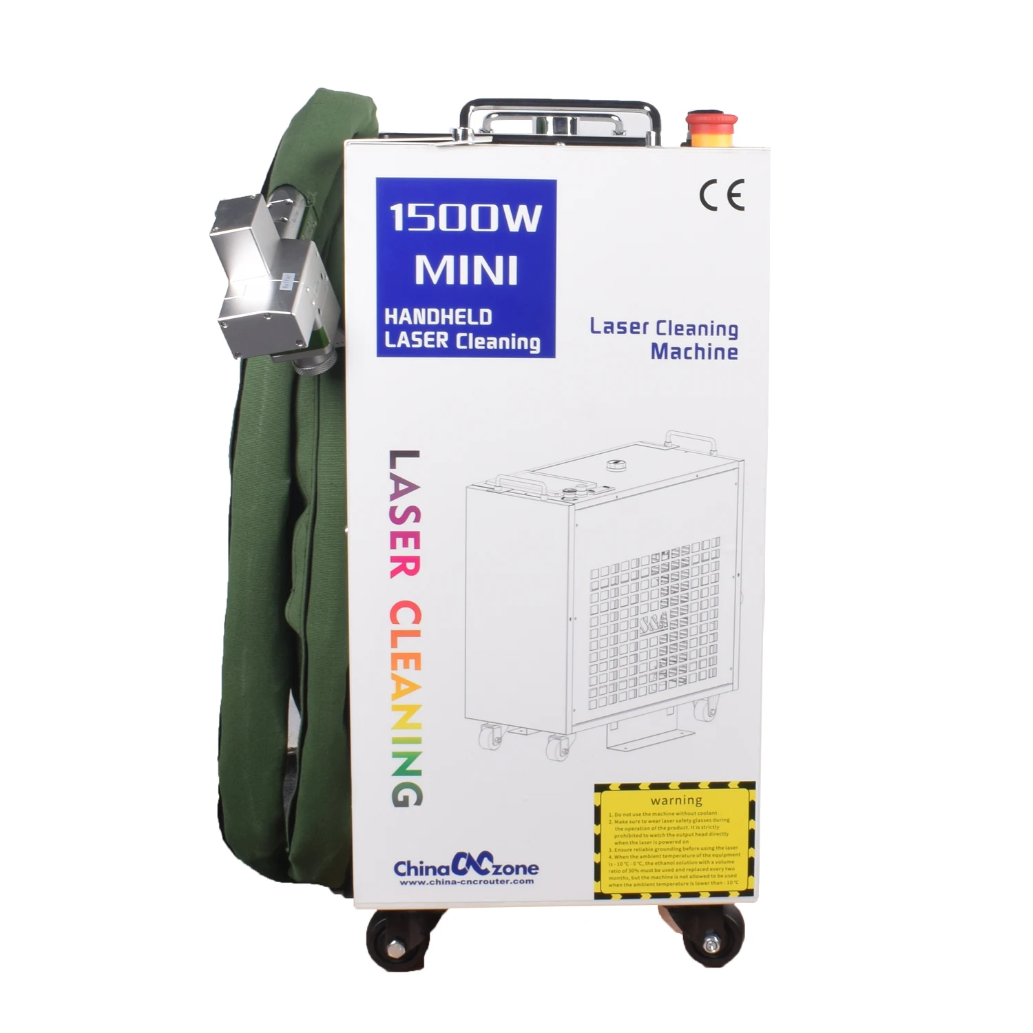 EU Ship 1500W Fiber Laser Cleaning Machine Industrial Rust Removal Cleaning Oil Paint for Metal Cleaning Width 300MM US Ship 2