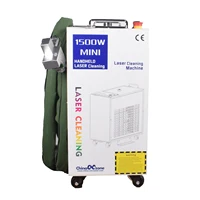 EU/US STOCK 1500W Fiber Laser Cleaning Machine Industrial for Rust Remove Oil Paint Clean Width 300MM Relfar Double Pendulum Gun 2
