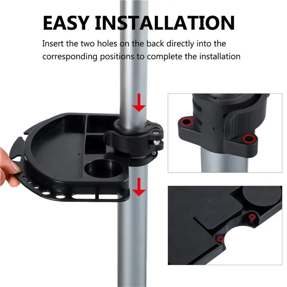 FUNOMOCYA 2 pièces Plateau de Réparation Vélo Support Stable et