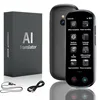 Real-Time Two-Way Voice Translator Device for Travel, Business Study, ABS Plastic, Black, 149 Languages Support with Voice and 1