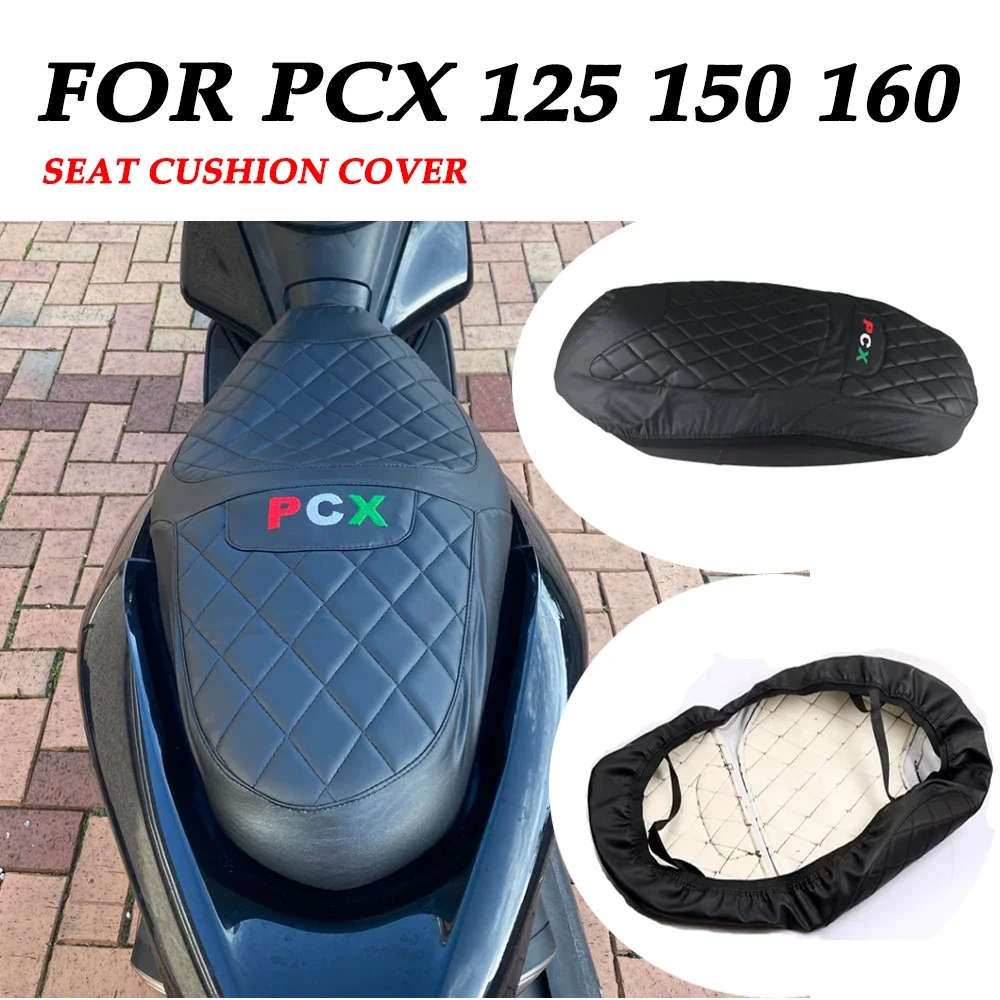 Leather Seat Cushion Cover For HONDA PCX125 PCX150 PCX160 PCX 160 125 150 Motorcycle Accessories Seat Cover Protection Pad Case
