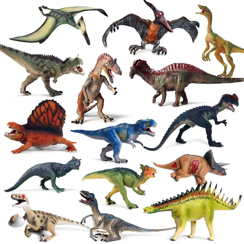 Jurassic Park Dinosaur Model Wildlife Mosasaur Tyrannosaurus Rex Spike Dragon Spinosaurus Giocattoli Per Bambini Set Figurine Di Decorazione