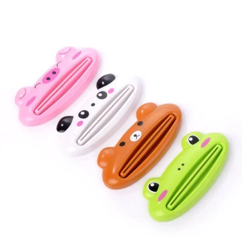 Cute Animal Multifunction Toothpaste Squeezer 1pcs Home Commodity Bathroom Tube Cartoon Toothpaste Dispenser