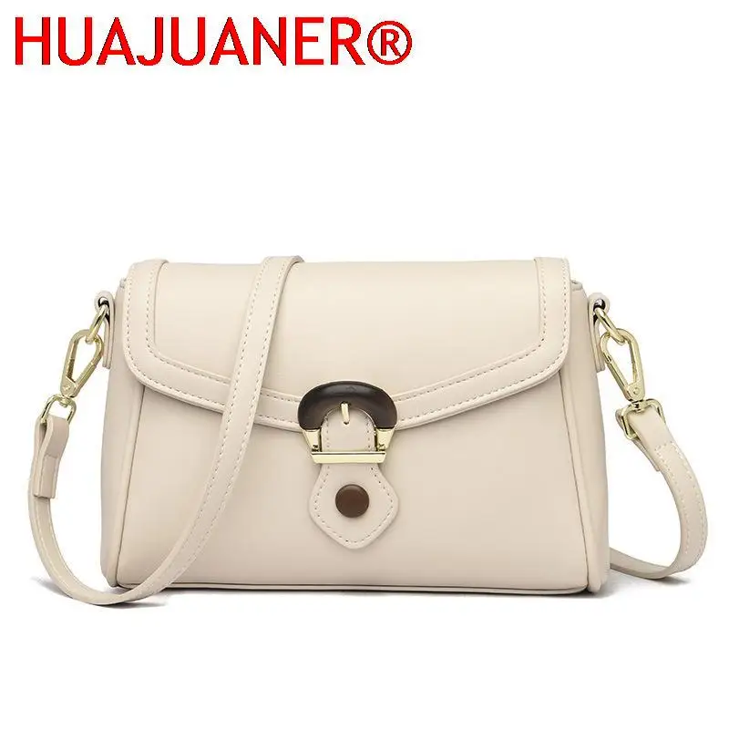 

Solid Color Designer High Quality Leather Ladies Shoulder Bag 2023 New Fashion Women Messenger Bags Small Women's Wallet Bolsos