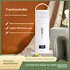 Portable Mini Stainless Steel Electric Kettle Office Travel Thermal Insulated One-Piece Heating Water Cup 110V US Standard 1
