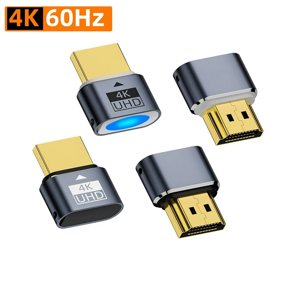 Connettore HDMI Dummy 4K 60Hz - Emulatore Monitor Virtuale EDID 1.4, Plug & Play Per GPU - Foto 4