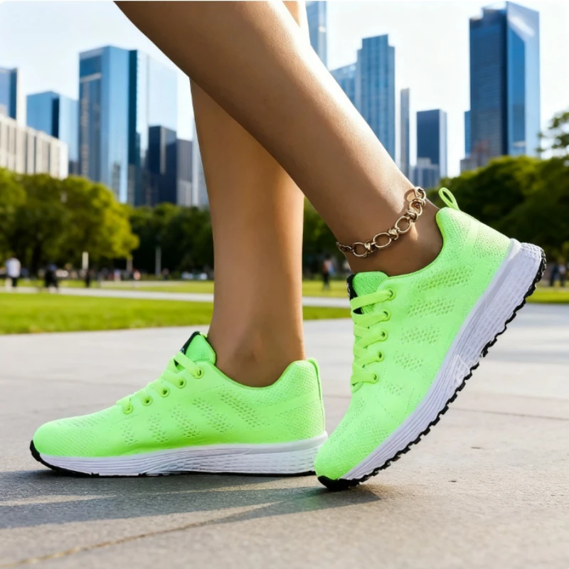 Women Shoes Luxury Brand Casuall Sneakers Shoe Summer Woman Running Shoe Breathable Comfortable Fashion Walking Lace Up Sneakers