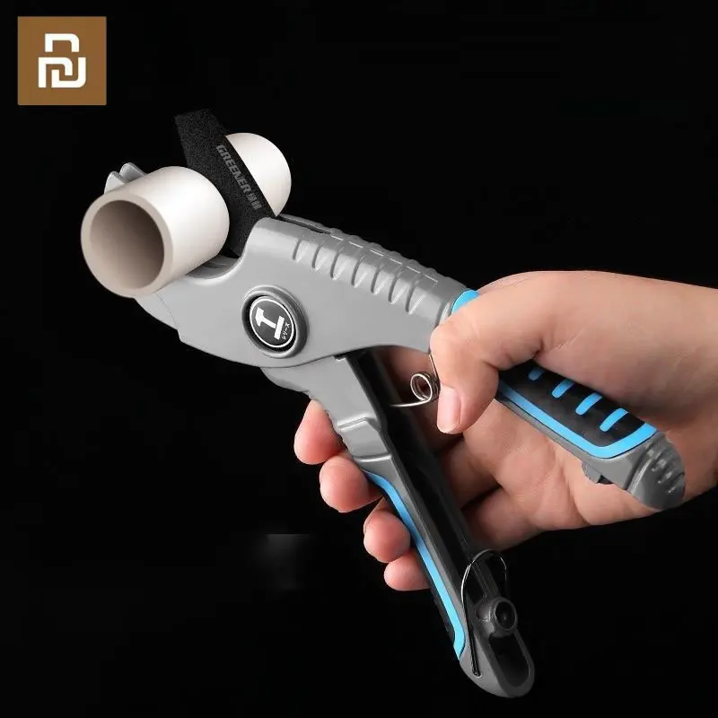 

Xiaomi Portable PVC Cutter Aluminum Alloy Tube Cutting PPR Pipe Tube Professional Sharp Cutter Scissors Up For Cutting HandTools