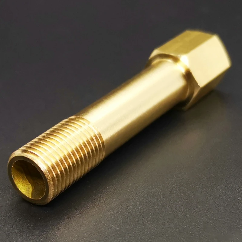 1/8" 1/4" 3/8" BSP Female To Male x 35-300mm Length Brass Nipple Pipe Fitting Connector For Mold Cooling System