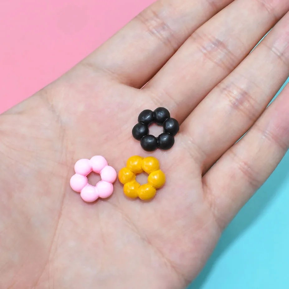 6/8/10pcs Mini Cute Candy Donut Doll Food Pretend Play Dollhouse Accessories Miniature Home Craft Decor Cake Kids Kitchen Toys 4