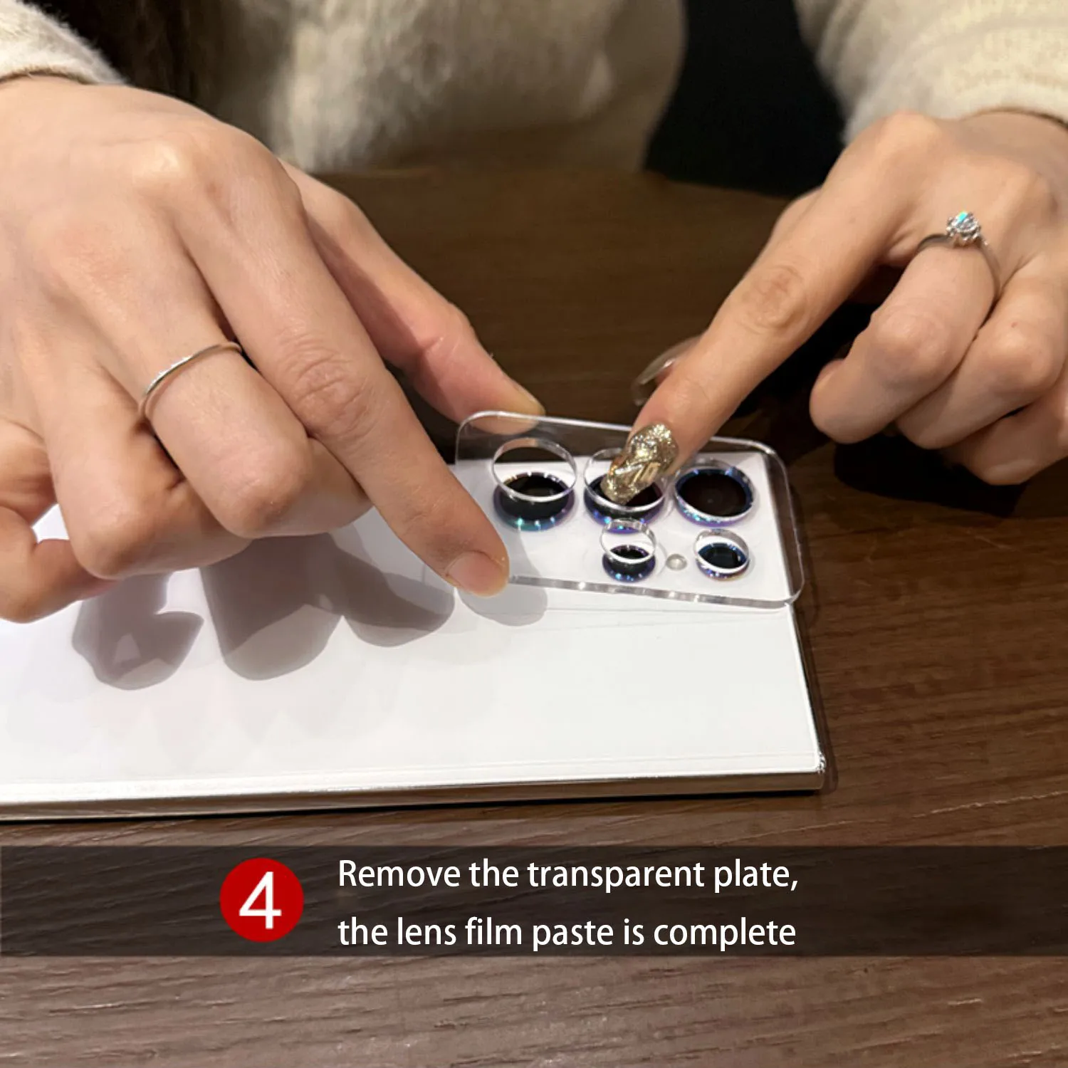 Premium Metal Camera Lens Protector - Tempered Glass Cover and Protection Accessories