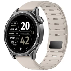 Silicone Magnetic Strap 22mm Band Bracelet - Forerunner 570 47mm (Starlight color)